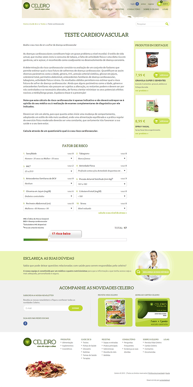 Website e Loja Online Celeiro